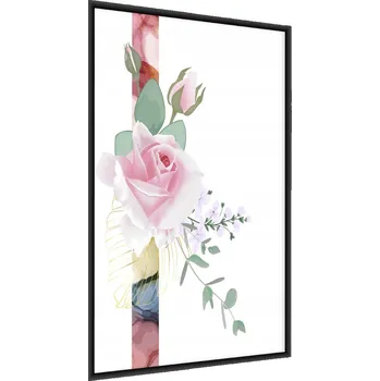 Obraz Plakát Listy KVĚTINY Růže Příroda Abstrakce 60x80