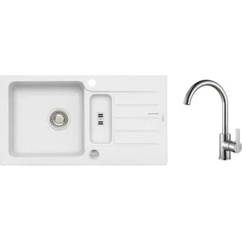 Granitový dřez SET ALVEUS NIAGARA 70- 11+ BATERIE TONIA CHR