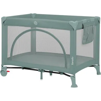 Lionelo - Cestovní postýlka LAURA Green Sage