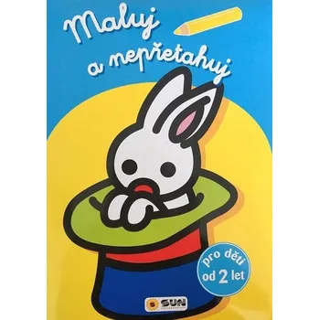 omalovánky Maluj a nepřetahuj - světle modré od 2 let