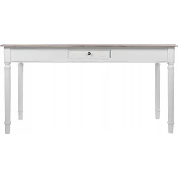 Jídelní stůl Obdélníkový stůl Tonnelle 160 x 80 x 80 cm bílý