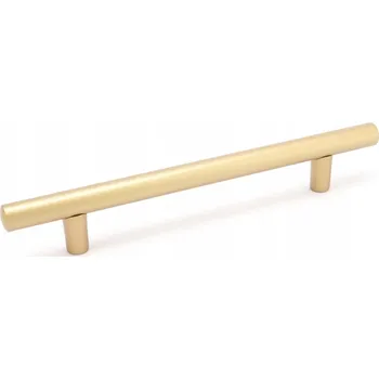 Nábytkové kování GAMET, Madlo RE10, zlatá saténová, 160 mm