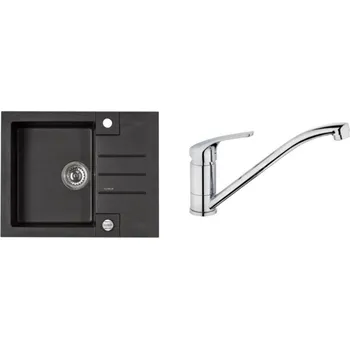 Kuchyňský dřez Set Alveus ROCK 30 - 91 + BATERIE RIVIERA CHROM