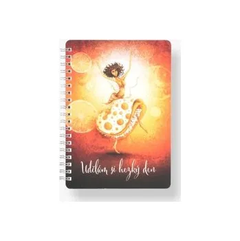 Blok Kroužkový blok Udělám si hezký den B6, čistý, 50 listů