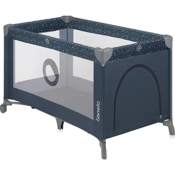 Dětská postýlka Lionelo - Cestovní postýlka STEFI Blue Grey