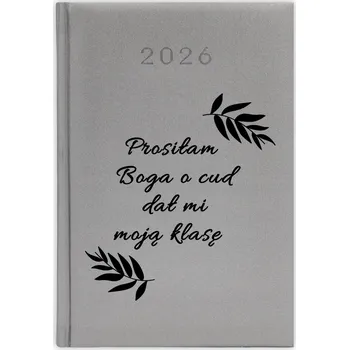 Kalendář Knižkový kalendář 2026 A5 stříbrný