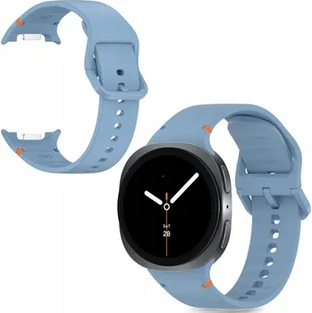 Řemínek na hodinky Silikonový řemínek pro Samsung Galaxy Watch 8 40/44mm | 8 Classic 46mm, modrý