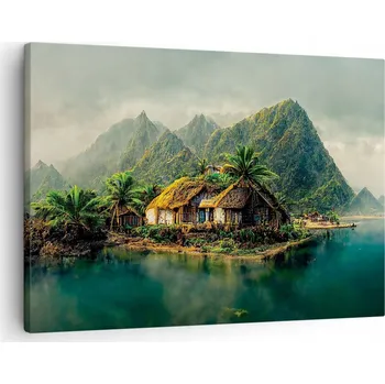 Obraz Obraz na plátně do obýváku ložnice 70x50 exotika foto obrazy na zeď