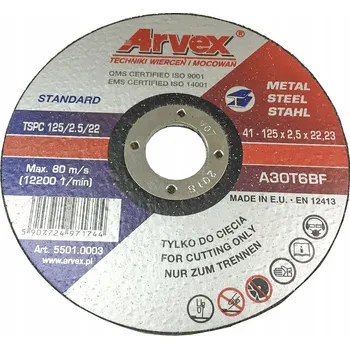 Řezný kotouč Kotouč | Řezný kotouč 125 x 2,5 mm na kov, plochý