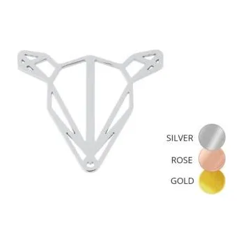 Brož Brož Doe Steel Brooch z kovu s praktickým zapínáním a možností výměny či vrácení do 30 dnů zdarma. - Solis Doe Brooch - Gold - BRSS4