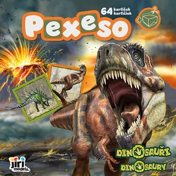 omalovánky Pexeso v sešitu Dinosauři