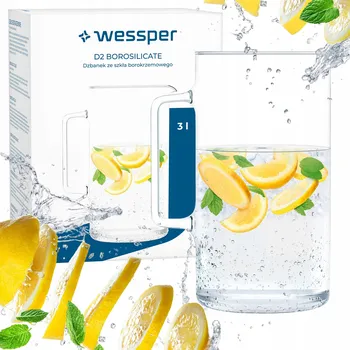Džbán Wessper D2 z borosilikátového skla 3,3 l