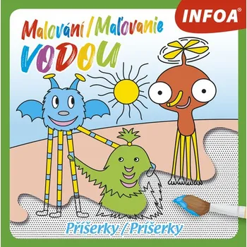 omalovánky Malování / Maľovanie vodou - Příšerky