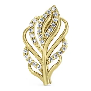 Přívěsek Couple, Třpitivý přívešek Lisette, žluté zlato se zirkony, 585-66-2-0284.0Z00.0.00.001.25