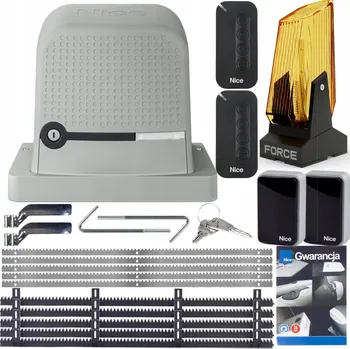 Pohon brány Pohon pro posuvné brány Nice 600 kg 515 W s automatickým zavíráním