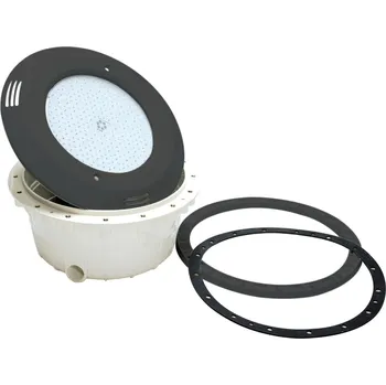 Bazénové osvětlení Podvodní světlomet VA LED RGB-DMX; barevné, PF, 12 V; 33 W, tmavě šedá barva, pro fóliové bazény