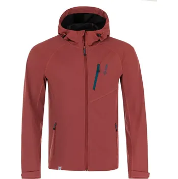 Pánská softshellová bunda Pánská softshellová bunda Kilpi CAMPO-M tmavě červená 3XL