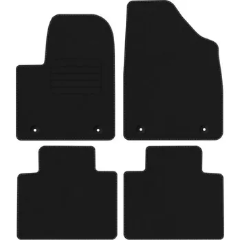 autokoberec Kobercové rohože Edecor velurové 4 ks