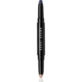 Oční stíny Bobbi Brown Long-Wear Dual-Ended Cream Shadow Stick oční stíny v tužce duo odstín Silk / Rich Navy 1.6 g