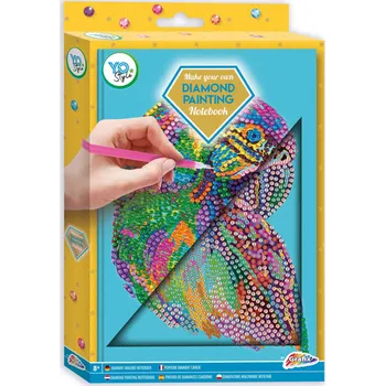 Diamantové malování Diamantové malování Diář A5 modrý