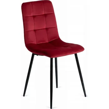 Jídelní židle Židle Mebel Elite sametová červená 1 ks