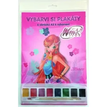 omalovánky Winx Club - Plakátové omalovánky A3