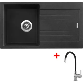 Kuchyňský dřez Set Sinks RAPID 780 Granblack + Flexia
