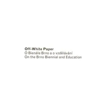 Umění OFF-White Paper