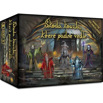Desková hra Škoda kouzla, které padne vedle