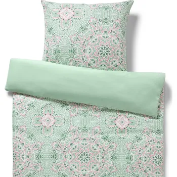 Povlečení 710916 - Tchibo - Povlečení z mikrovlákna - barva: zelená