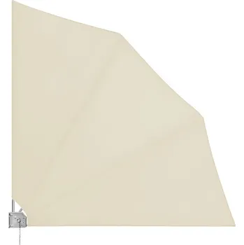 balkonová zástěna Balkonová skládací zástěna 140x140cm | béžová