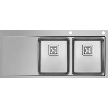 Nerezový dřez Nerezový dřez Pyramis Olynthos 116 x 52 2B 1D RH