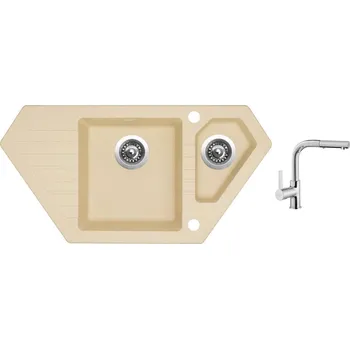 Set Sinks BRAVO 850.1 Sahara + baterie Sinks ENIGMA S chrom