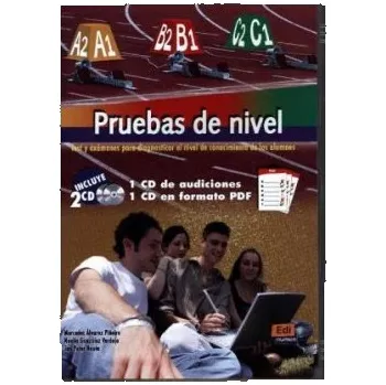 Španělský jazyk Pruebas de nivel + CD