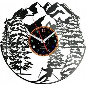 Hodiny Nástěnné hodiny Evevo černé 30 cm