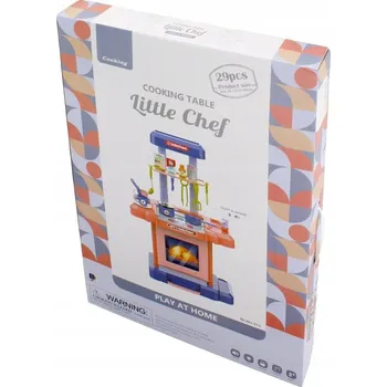 Dětská kuchyňka Kuchyňka s příslušenstvím Mega Creative na baterie Little Chef