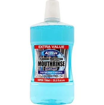 Ústní voda Beauty Formulas Active Alcohol Free Mounthwash ústní voda bez alkoholu 750ml