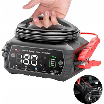 AUTOMATICKÁ NABÍJEČKA AKUMULÁTORŮ 36V 18A S LCD DISPLEJEM