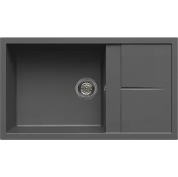 Granitový dřez Granitový dřez Elleci Unico 410 Dark grey K99