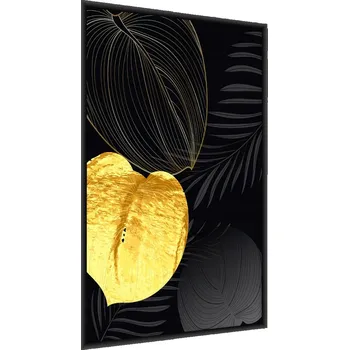 Obraz Plakát na Zeď Glamour Styl LISTY Dekorace 60x80