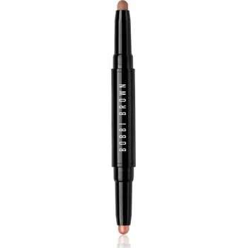 Přípravek na oči Bobbi Brown Long-Wear Dual-Ended Cream Shadow Stick oční stíny v tužce duo odstín Heat Ray / Biscotti 1.6 g