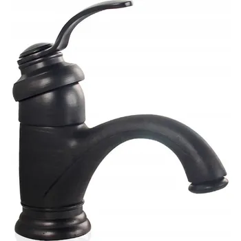 Vodovodní baterie Černá koupelnová baterie k umyvadlu stojánková baterie retro černá