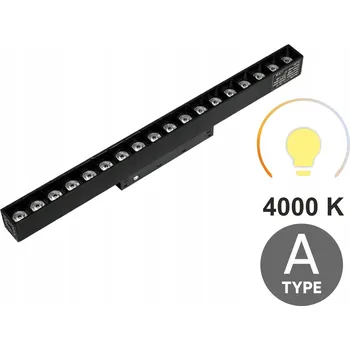 Lištový reflektor Automat-on 1 x 18 W 0,33 m