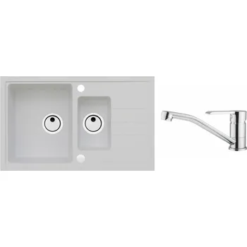 Granitový dřez SET ALVEUS Intermezzo 70/11 + BATERIE RUTA