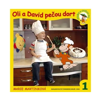 Bystrá hlava Oli a David pečou dort - Příběhy s opičkou Oli 1