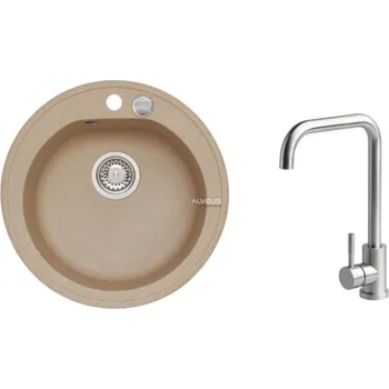 Granitový dřez SET ALVEUS NIAGARA 10- 55+ BATERIE ANGE CHR