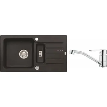 Granitový dřez SET ALVEUS NIAGARA 70- 91+ BATERIE RUTA CHR