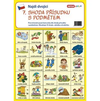 Najdi dvojici - 7. Shoda přísudku s podmětem