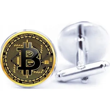 Manžetový knoflíček Manžetové Knoflíčky Bitcoin BTC