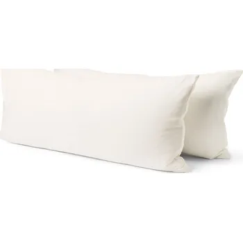 Povlak na dekorativní polštářek 704374 - Tchibo - Žerzejové povlaky na polštář - barva: bílá